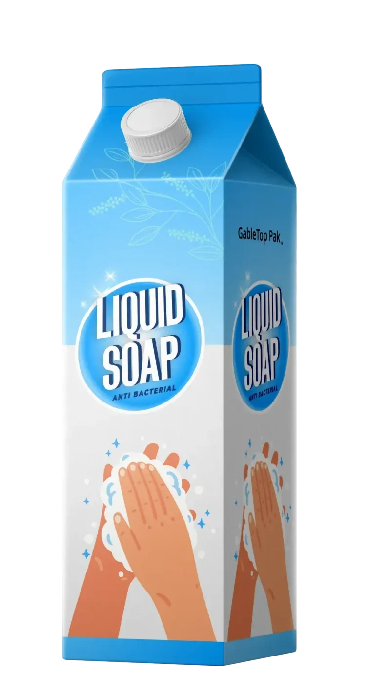 Liquid Soap Gable Top Pak