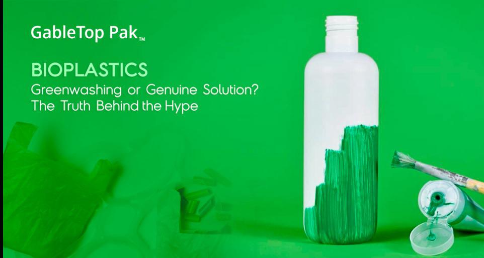 Bioplastics Greenwashing or Genuine Solution